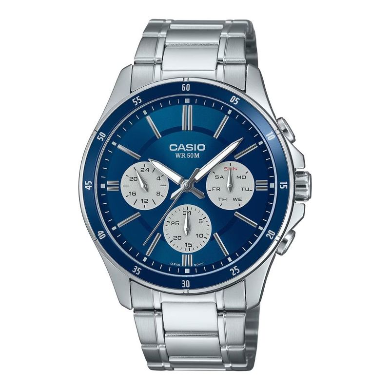 CASIO - Reloj Casio MTP-1374D-2A3 Diseño Elegante