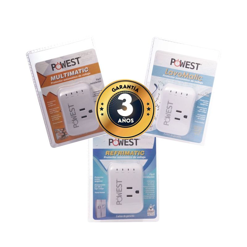 POWEST - Combo Protección Electrodomesticos Refrimatic,  Multimatic,  Lavomatic