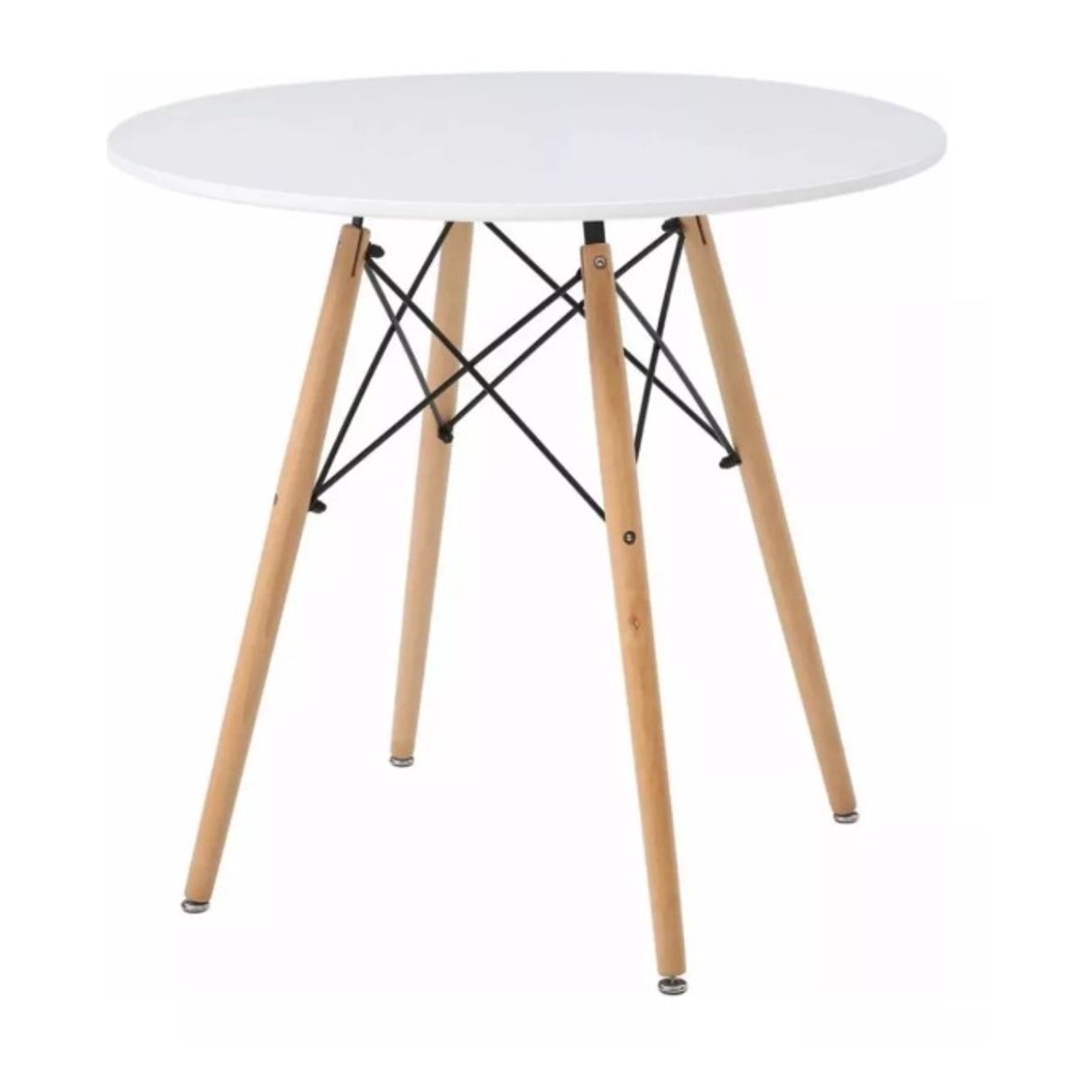 GENERICO - MESA EAMES 4 PATAS MADERA Redonda 80 cm_.