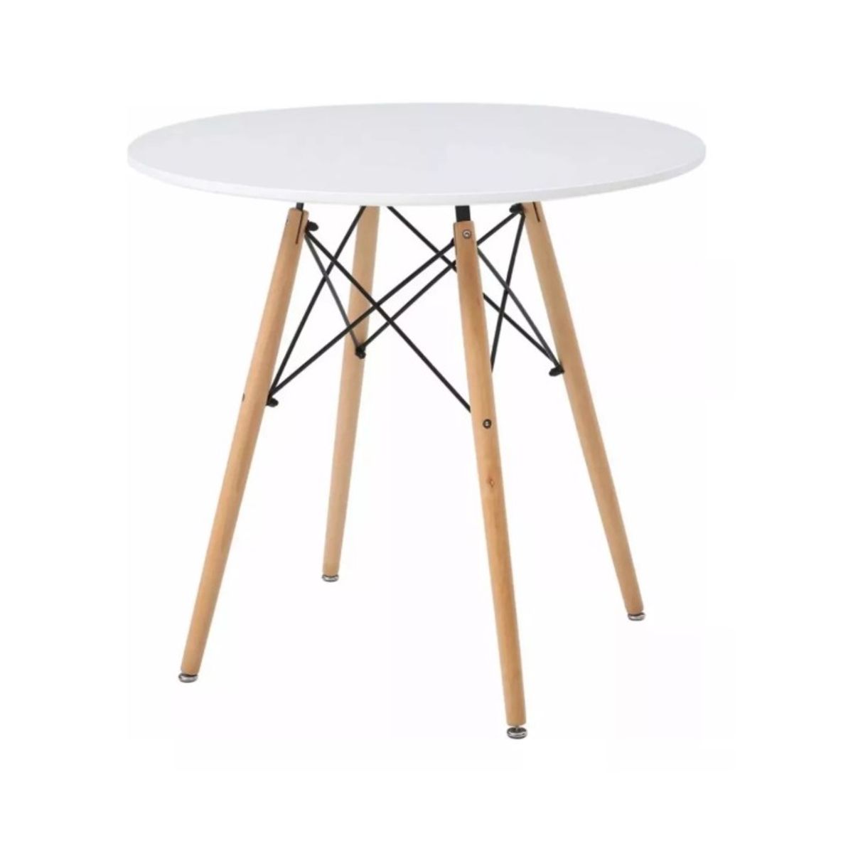GENERICO - MESA EAMES 4 PATAS MADERA Redonda 80 cm_.