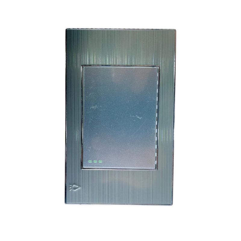 MERCURY - INTERRUPTOR DOBLE CONMUTABLE DE LUJO GRIS