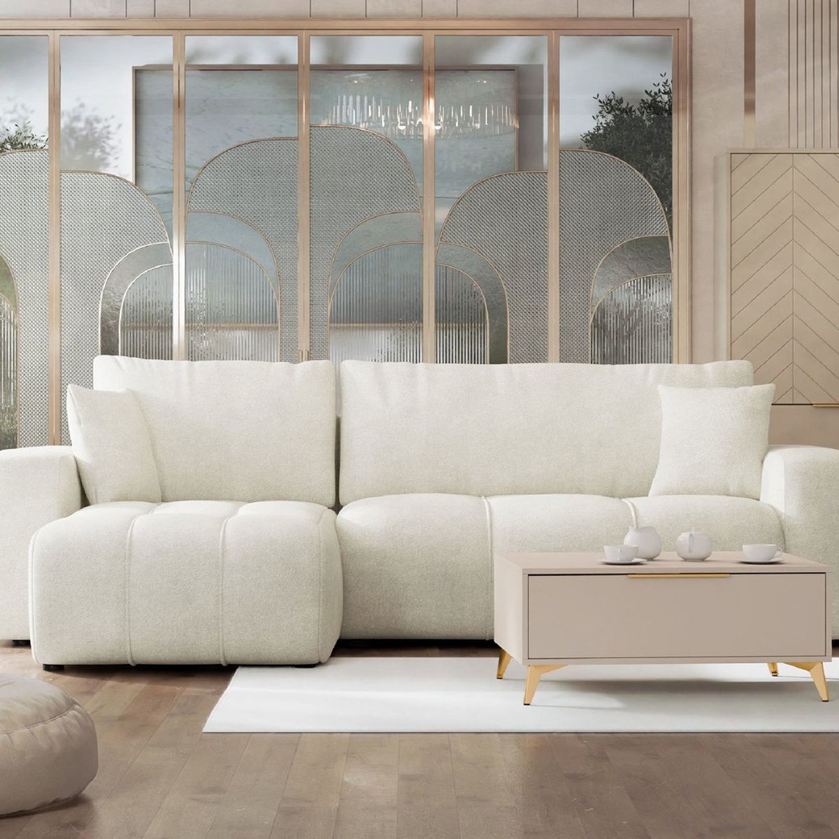 GENERICO - Sofa esquinero moderno furyn