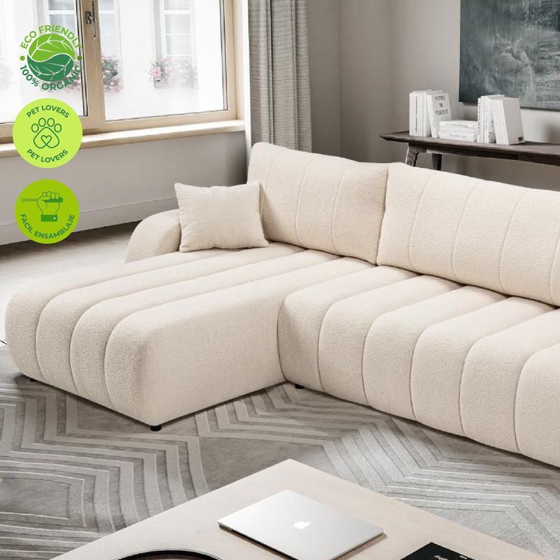 GENERICO - Sofa moderno blanco laboni