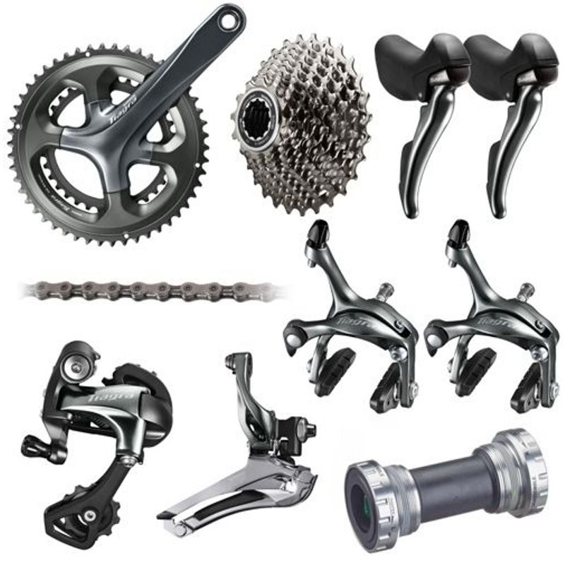 SHIMANO - Grupo Shimano TIAGRA 4700 2X10 VEL 52-36T 11-32T