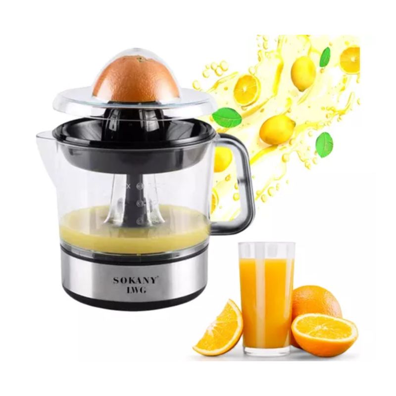 GENERICO - Exprimidor de zumo de naranja y limón, 700 ml, 45 W, color negro, frecuencia 60 Hz, 110 V