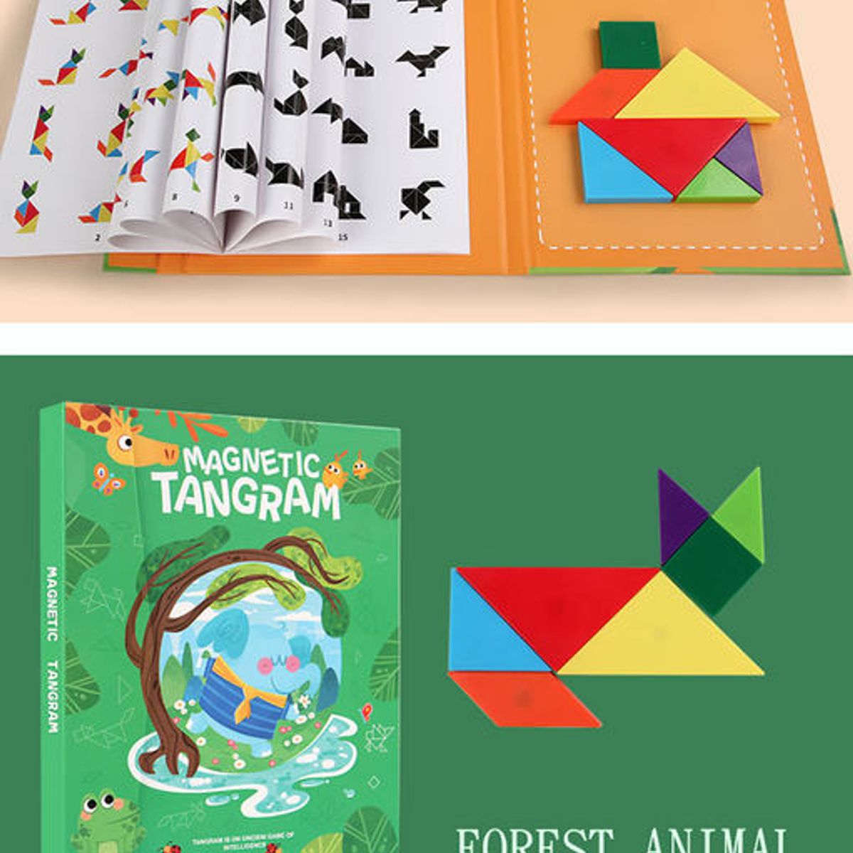 GENERICO - Libro Tangram Magnético