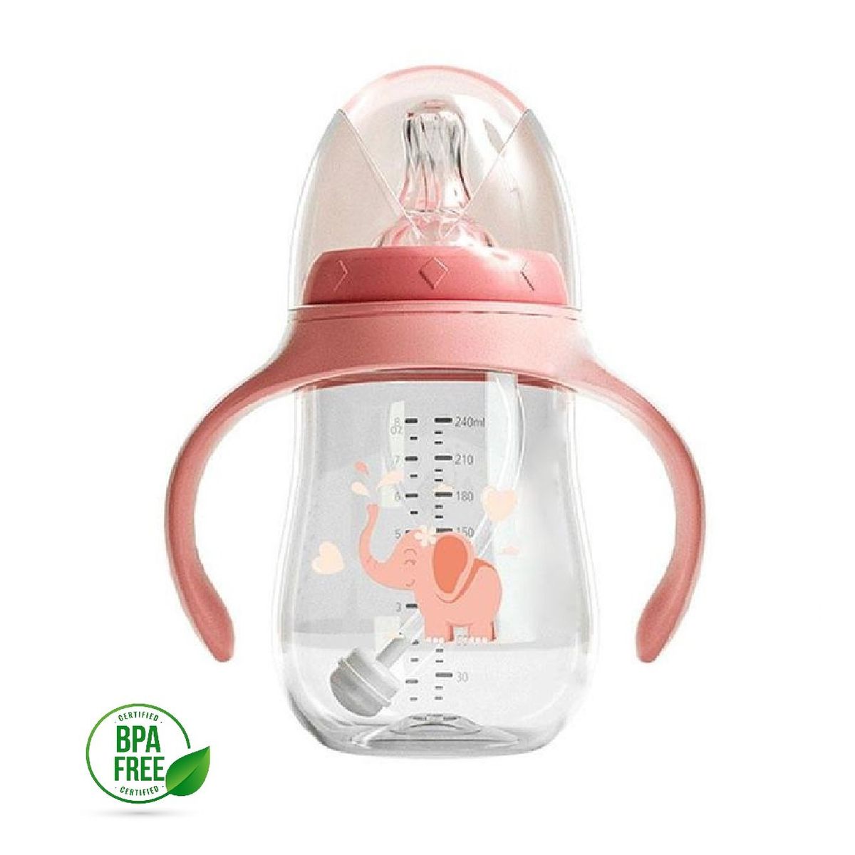 MUNDO BEBE - Tetero antiderrame bebe niño niña 240ml 8oz