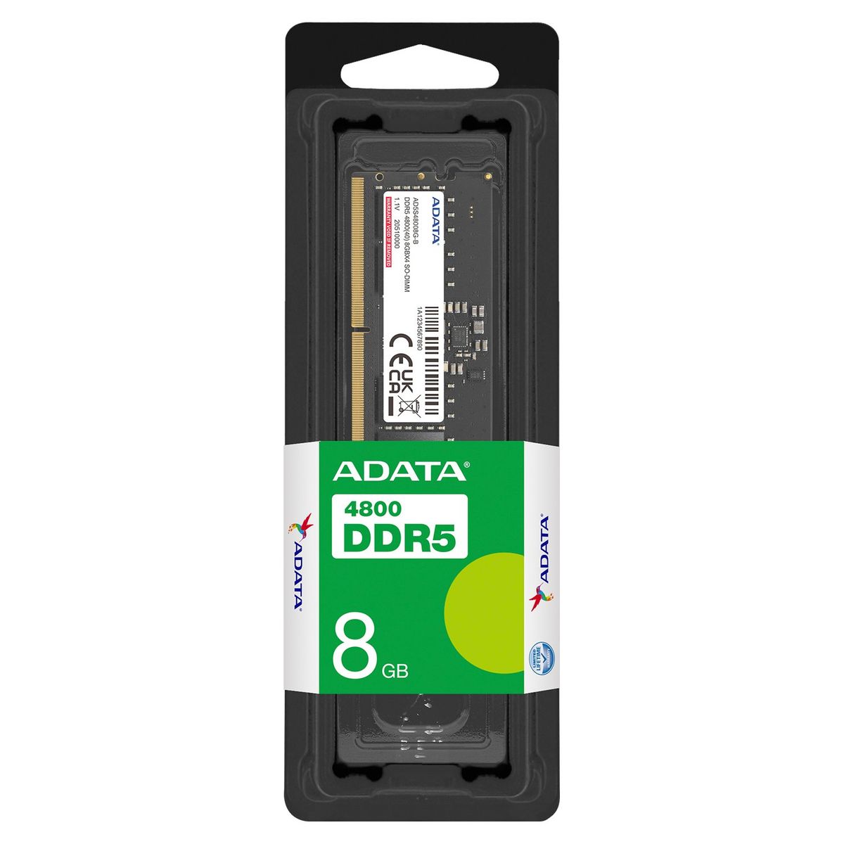 ADATA - Memoria Ram Adata Para Portatil O Aio 8gb Ddr5 4800 Mt/s
