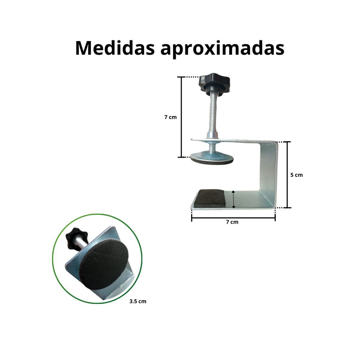 GENERICO - Abrazadera Para Cajones Frontal - Carpinteria - Par