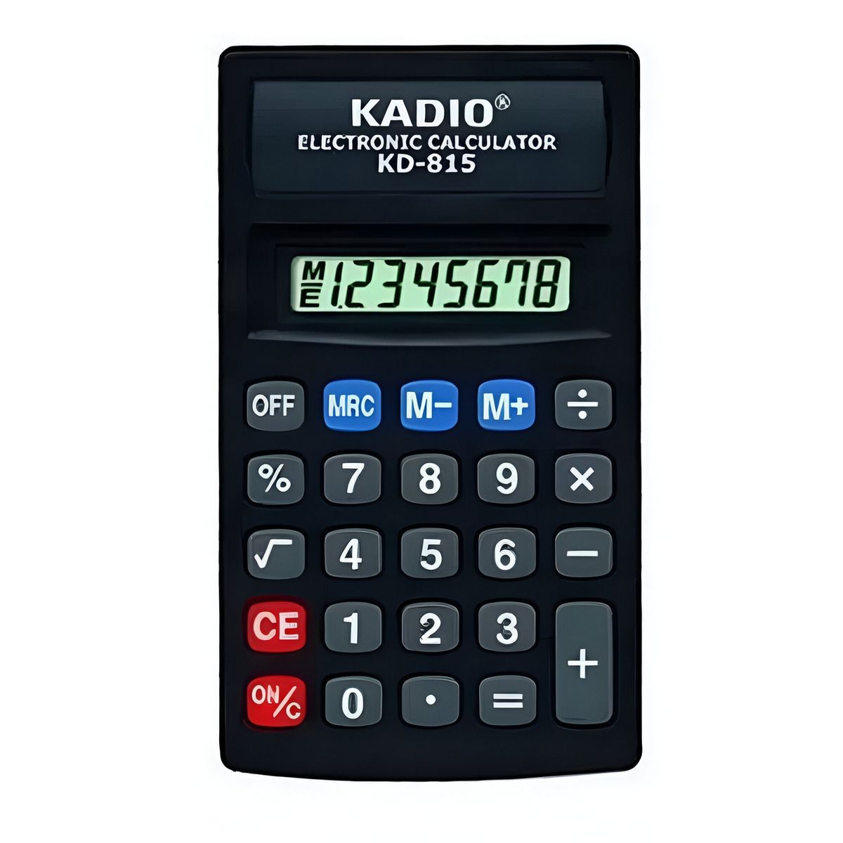 KADIO - Calculadora Kadio Kd-815 Portatil + Bateria