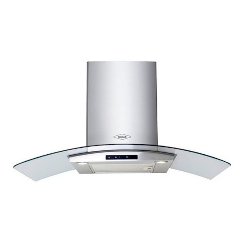 HACEB - Campana Península Inox 90 Cm 4 Velocidades Haceb Gris 120v