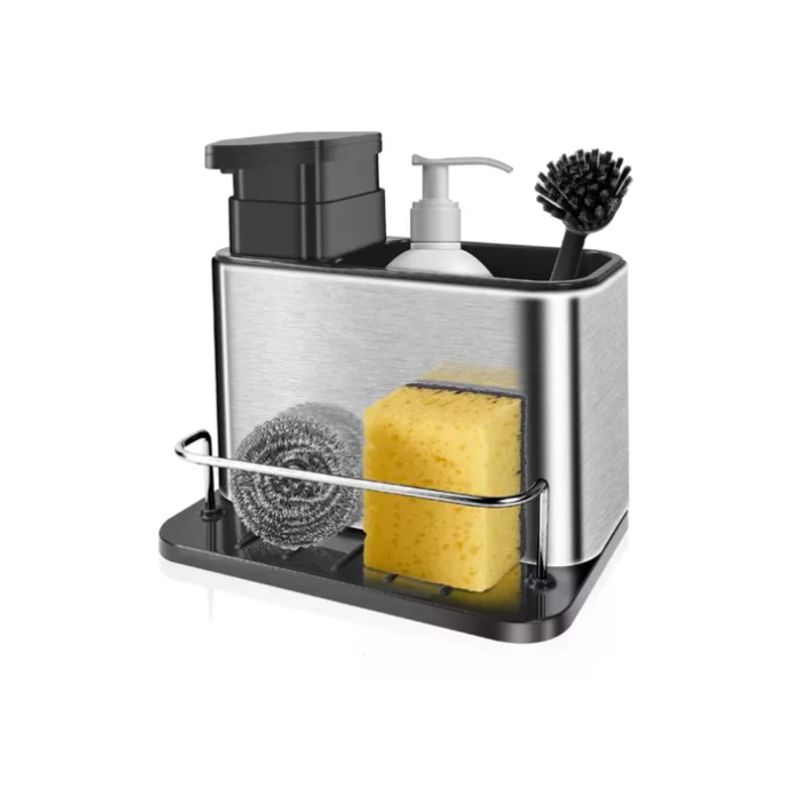 INNOVA - Dispensador De Jabon Acero Inoxidable Inn Home Organizador