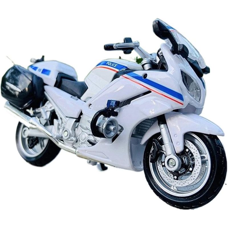MAISTO - Moto A Escala De Policía Escala 118 Maisto Original Diecast