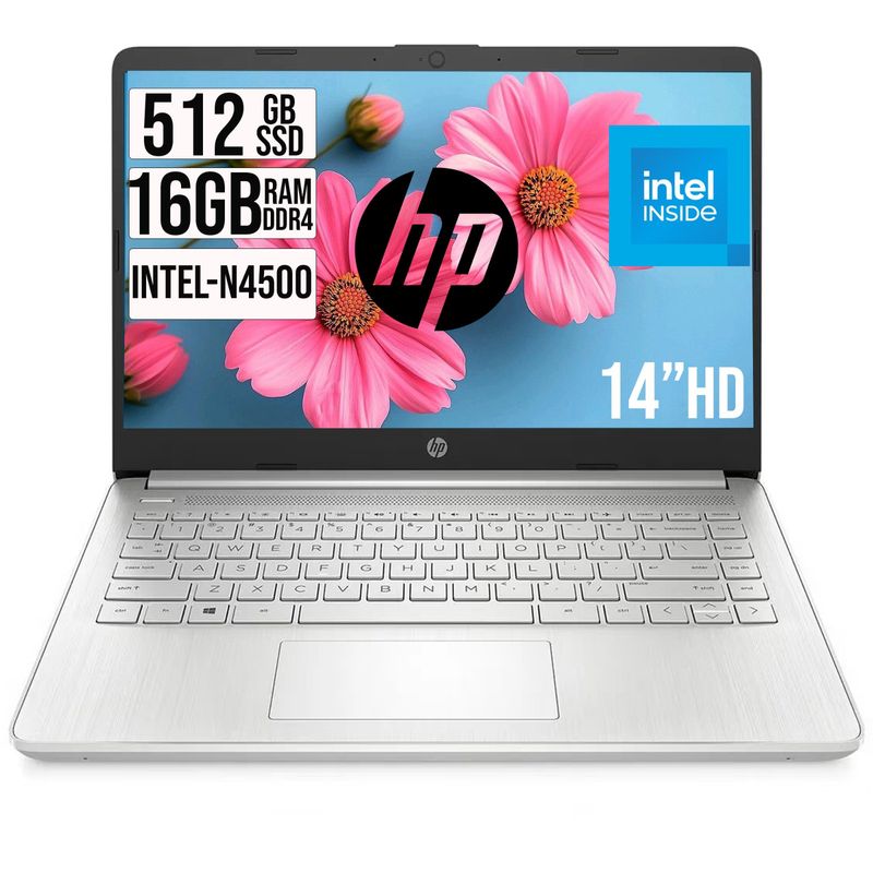 HP - PORTATIL HP INTEL N4500 SSD 512GB RAM 16GB LED 14 HD