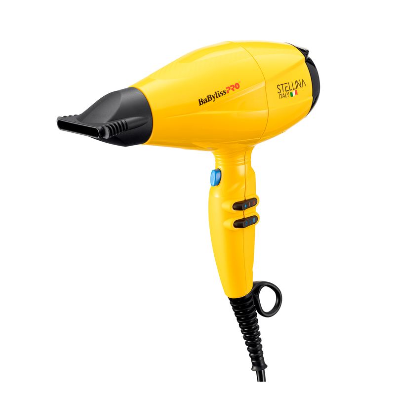 BABYLISS - Secador Profesional Babyliss  Stellina Italy Amarillo 2400W