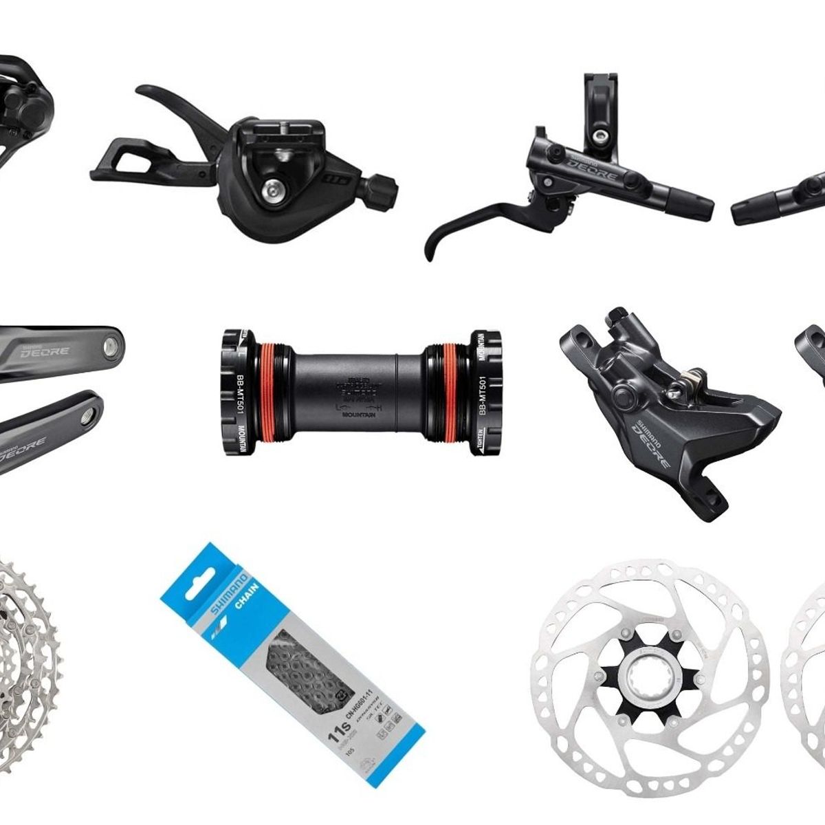 SHIMANO - Grupo Shimano DEORE M5100 32T 11-51T 1X11 VEL