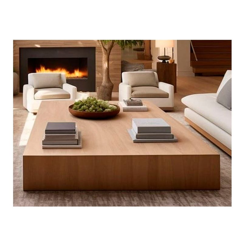 22 GRADOS DECORACION - Mesa de centro Nefty 140x80cm Roble Natural