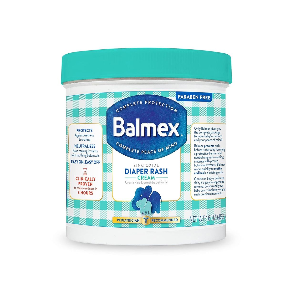 GENERICO - Balmex Crema Antipañalitis Rapido Alivio Tarro Gde 453gr