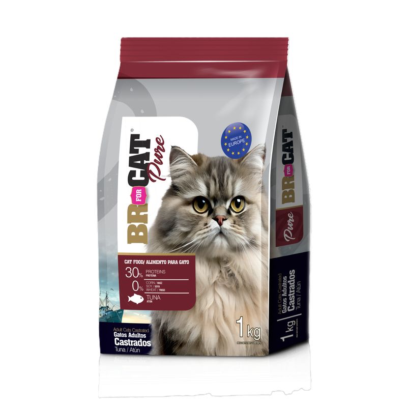 BR - Alimento Br For Cat Pure Adulto Castrado Atún  1kg
