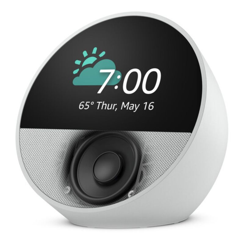 AMAZON - Parlante AMAZON Echo Spot Reloj Despertador Blanco