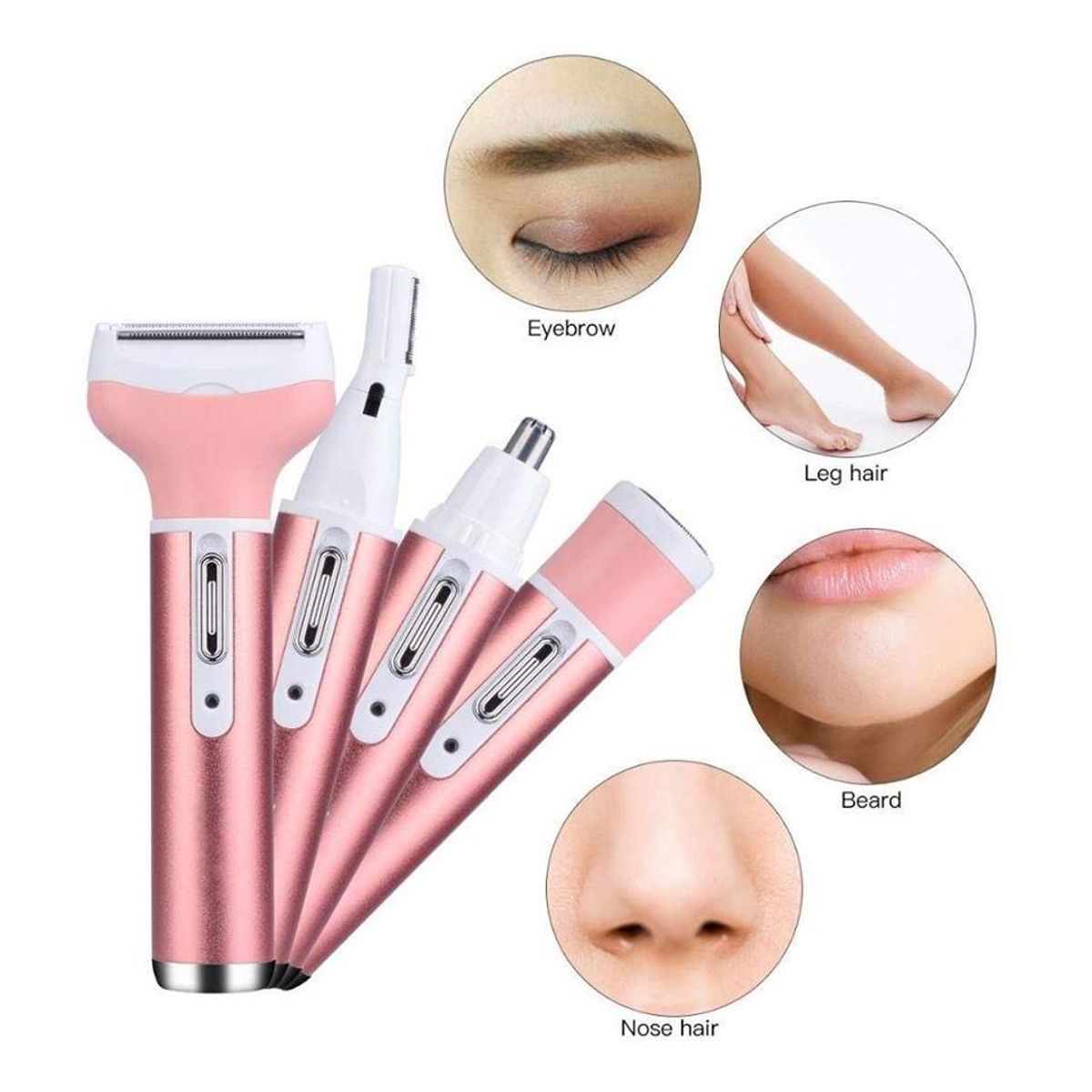 SKY - Maquina Original Depiladora Corporal 4en1 cejas Nariz Recargable