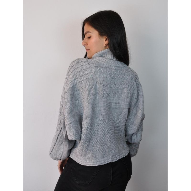 MOLGOA - Saco Cuello Tortuga - Solei Gris