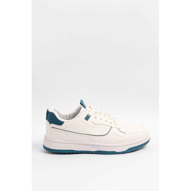 KOAJ - KOAJ Tenis urbanos, blanco y crema con contrastes. HOMBRE