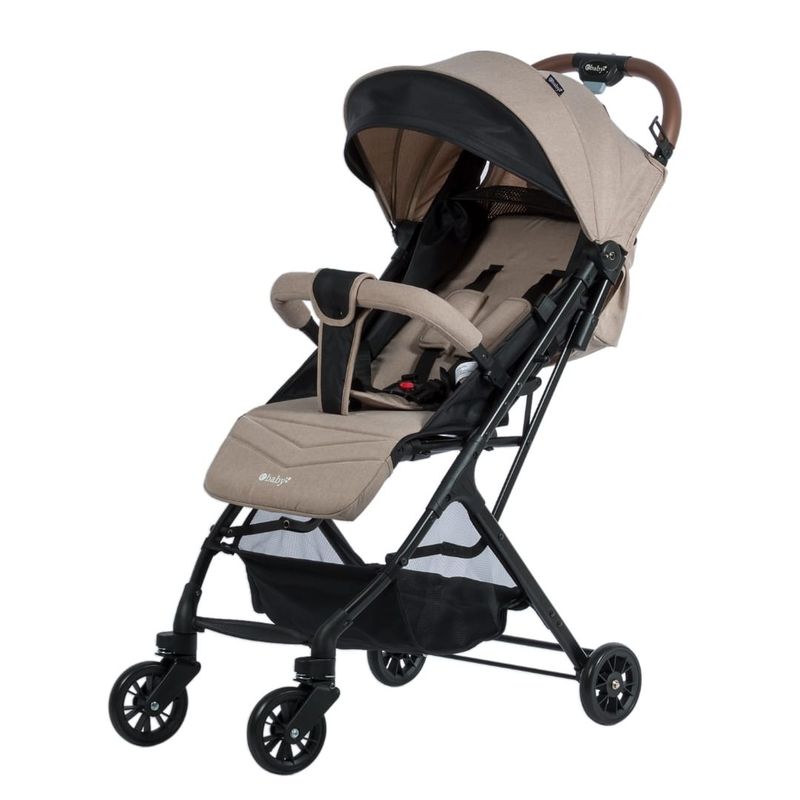 EBABY - Coche Maleta De Bebe Fácil Plegado Cubrepies Mango Retractil