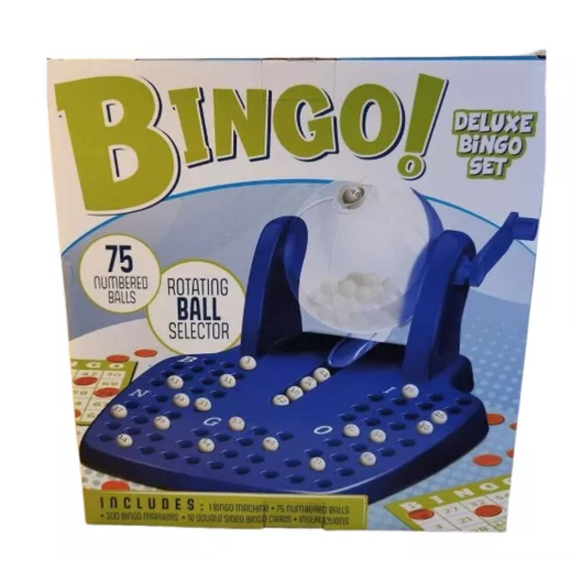 DELUXE - Juego De Bingo De Lujo Con Jaula Transparente