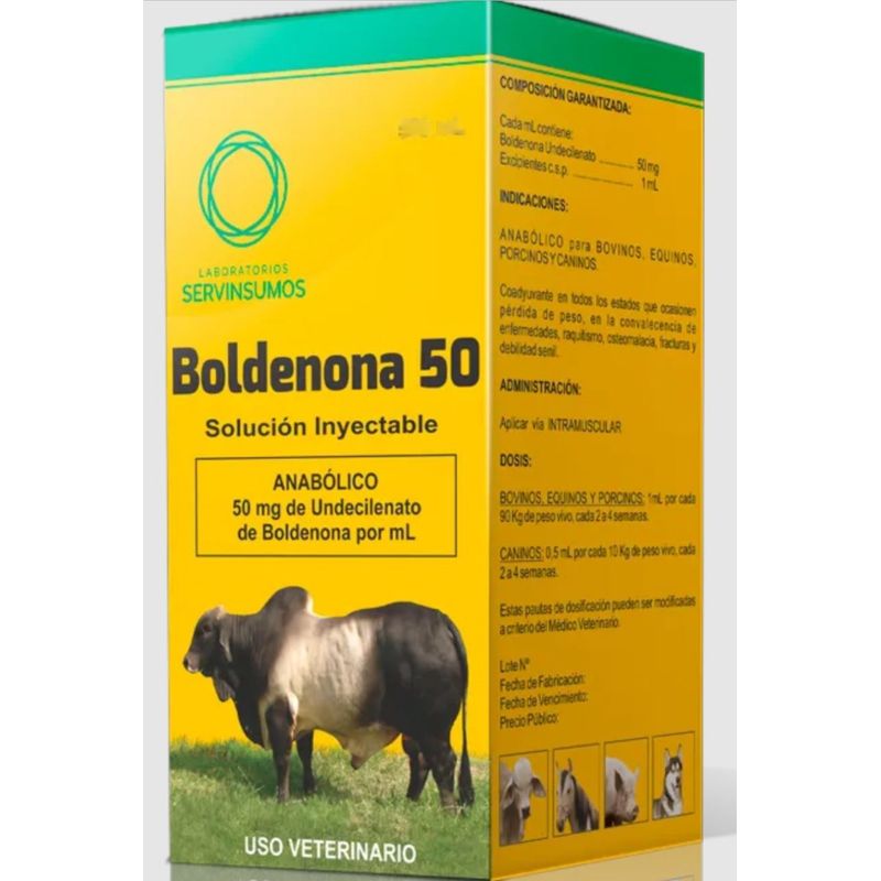 GENERICO - Boldenona 50 Inyectable x 10ml