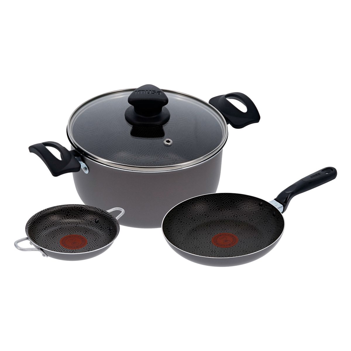 IMUSA - Batería de cocina IMUSA Talent Start 4 piezas Antiadherente