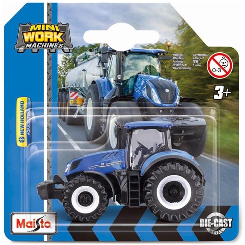 MAISTO - Tractor Coleccionable  A Escala Massey Ferguson Tractor azul