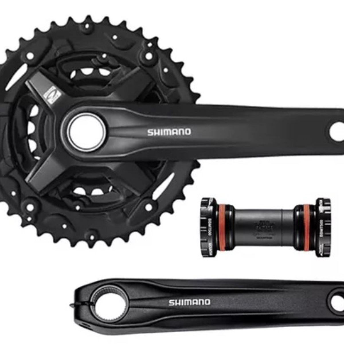 SHIMANO - Tripe Plato Biela Shimano ALTUS FC-MT210-3 40-30-22T 9 Vel