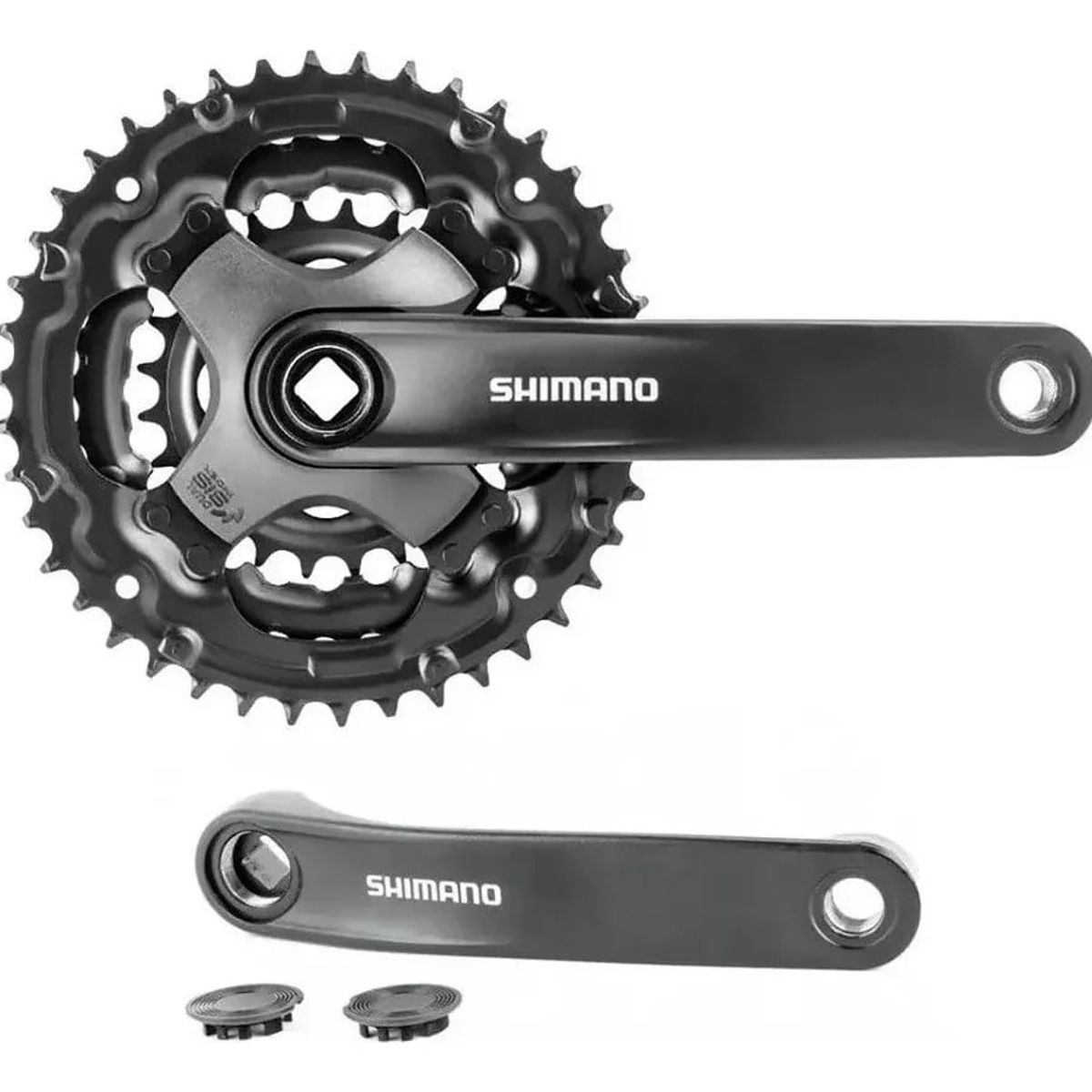 SHIMANO - Plato Biela Shimano Tourney Ty301 423424 Triplato Mtb 170m