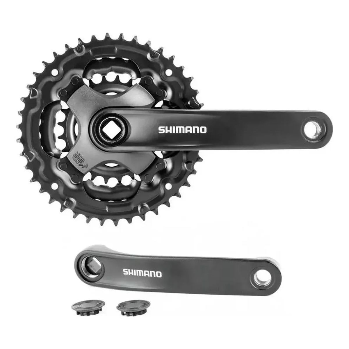 SHIMANO - Plato Biela Shimano Tourney Ty301 423424 Triplato Mtb 170m