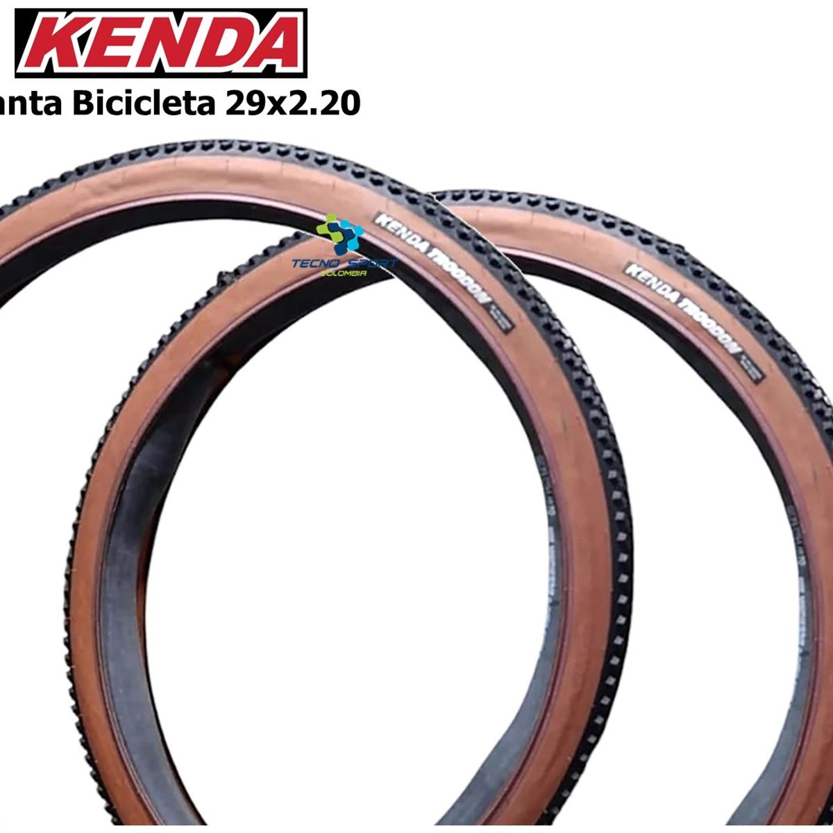 KENDA - Llanta Bicicleta Rin 29 X 2.20 Kenda Ancha Mtb X 2unidades