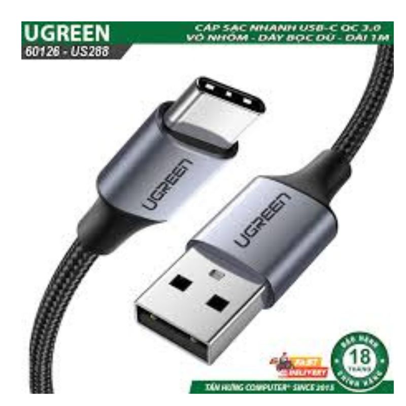 UGREEN - Cable Usb A Tipo C Cable De Carga Rápida 3a 60126