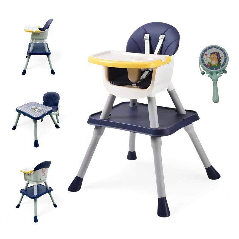 BRITOCHET - Silla Comedor Escritorio 5 a 1 REF 10 - 1 Azul Oscuro