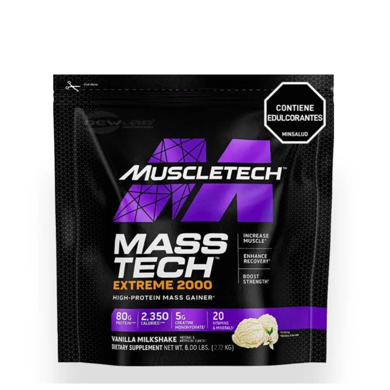 MUSCLETECH - MassTech Extreme 2000 x 6 lb - Vainilla - Muscletech