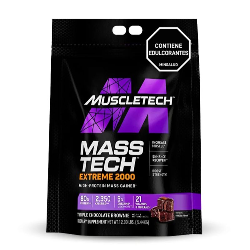 MUSCLETECH - MassTech Extreme 2000 x 12 lb - Triple Chocolate - Muscletech