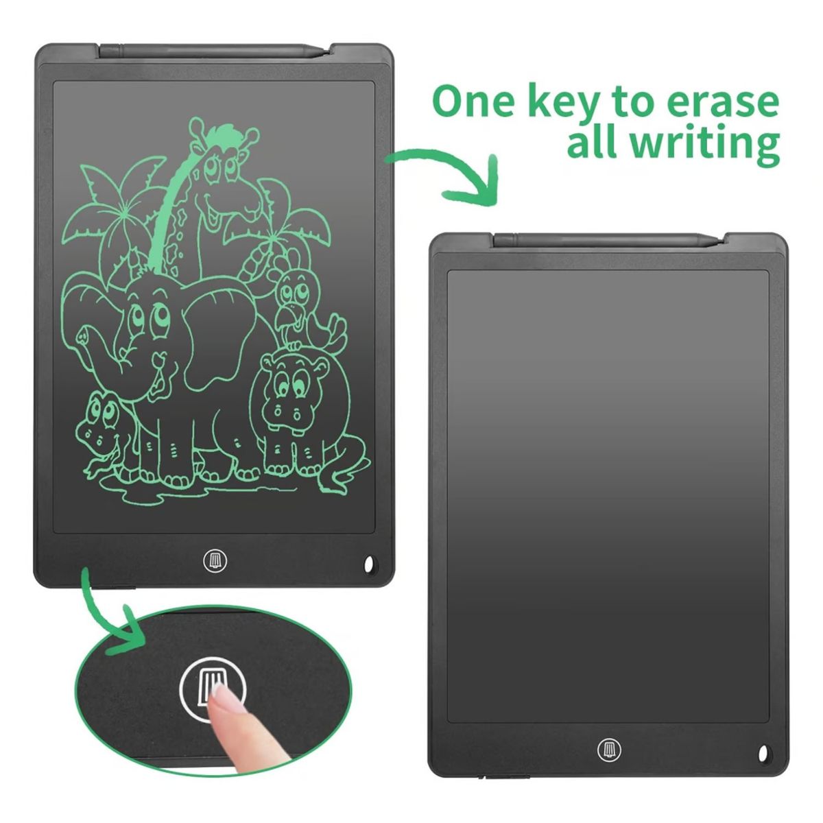 AMERICAN GENERICS - Tableta De Escritura Digital Lcd Para Niños Borrable 12 Inch