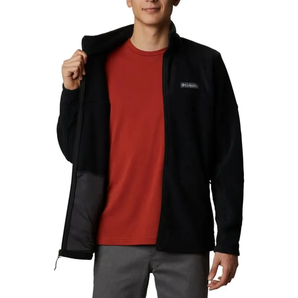 COLUMBIA - Chaqueta Hombre COLUMBIA BASIN TRAIL FULL ZIP Negro COLUMBIA