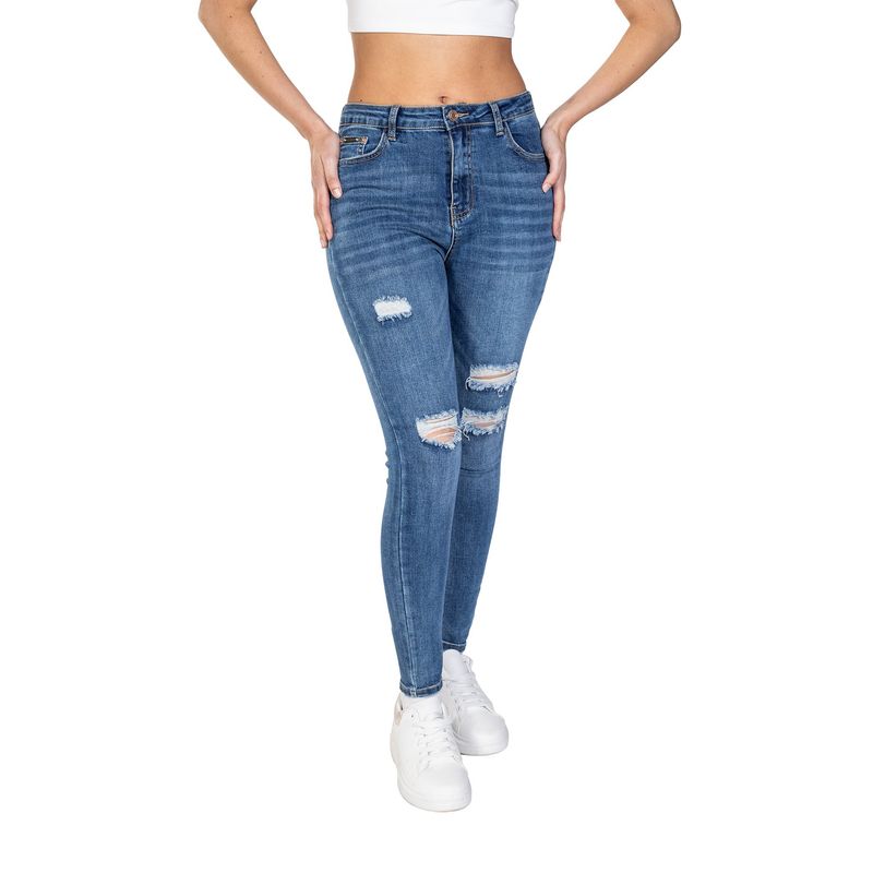 DREAMER - JEANS MID RISE PARA MUJER_.