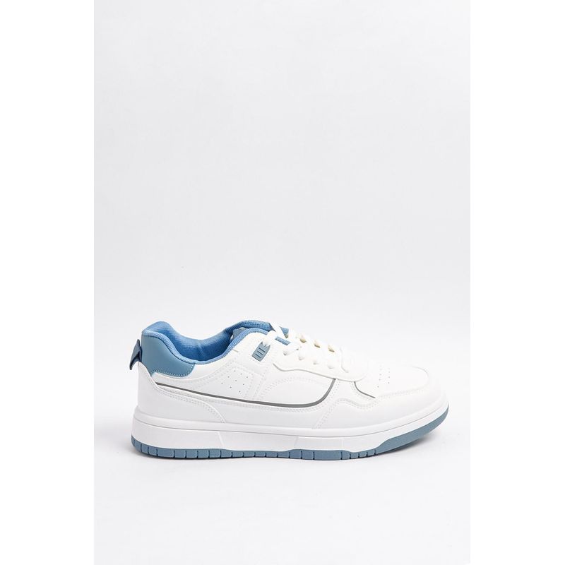 KOAJ - KOAJ Tenis urbanos, blanco y crema con contrastes. HOMBRE