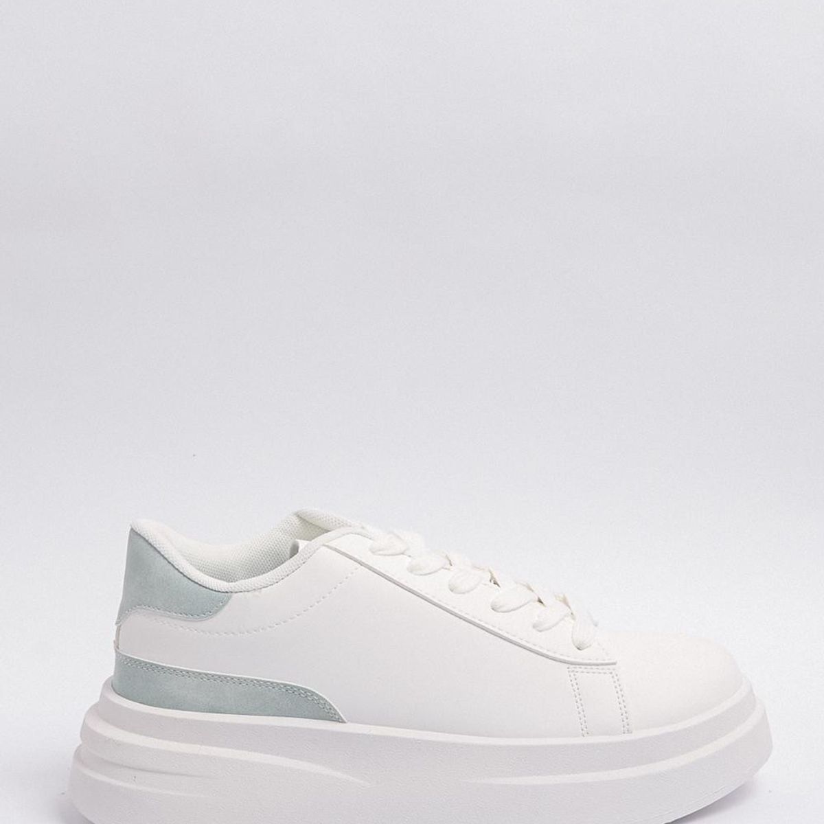 KOAJ - KOAJ Tenis blancos de plataforma con contrastes posteriores Mujer