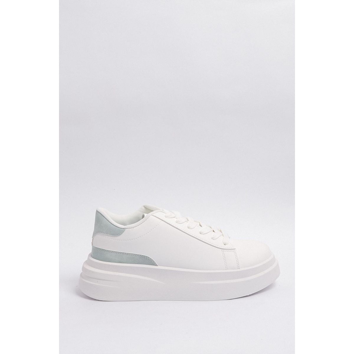 KOAJ - KOAJ Tenis blancos de plataforma con contrastes posteriores Mujer