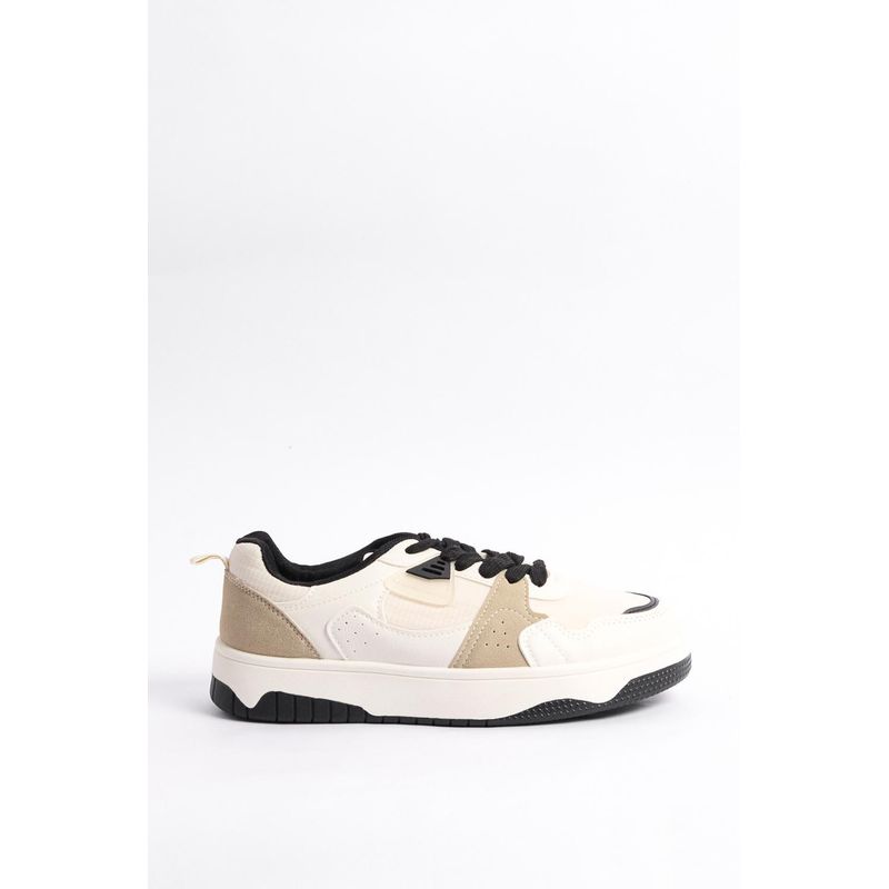 KOAJ - KOAJ Tenis urbanos femeninos en color surtido blanco y crema. MUJER