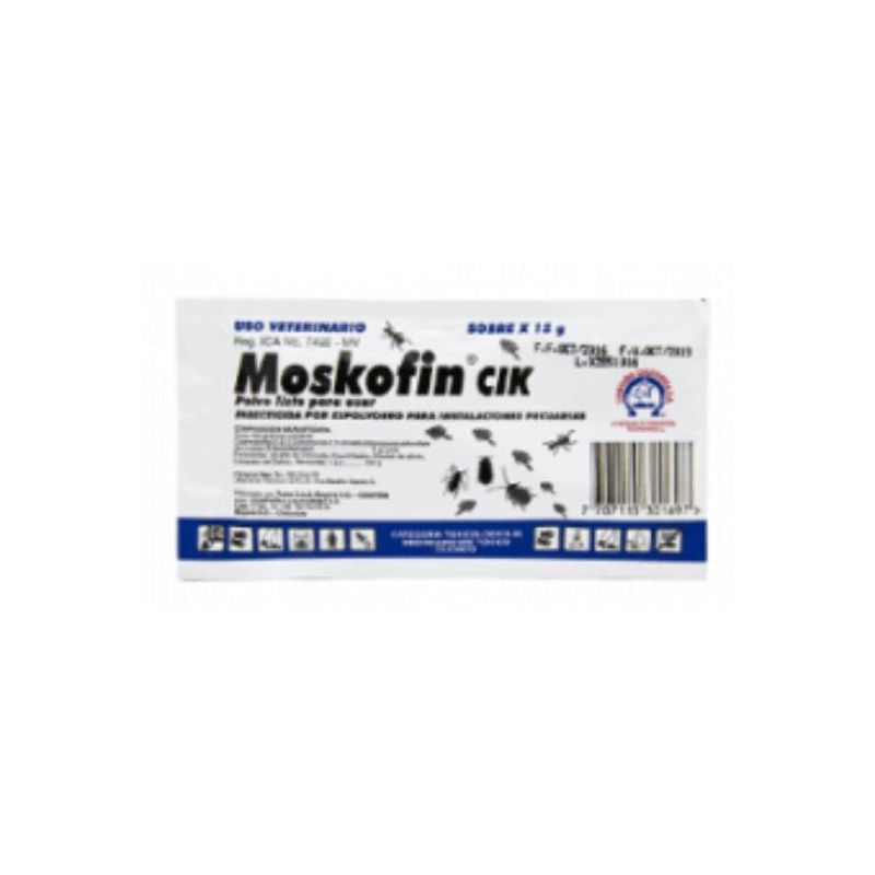 BOEHRINGER INGELHEIM - Moskofin Cik Polvo Insecticida Para Uso En Instalaciones Sobre X15G