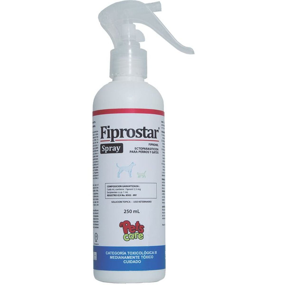 BOEHRINGER INGELHEIM - Fiprostar Spray Insecticida Pulgas Garrapatas Perros Gatos 250Ml