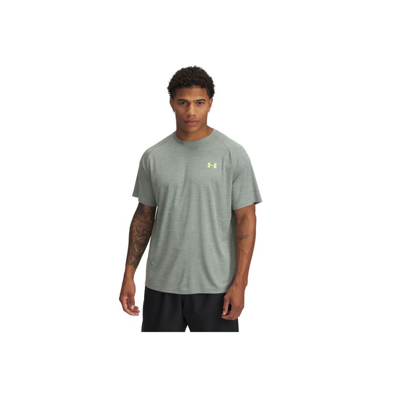 UNDER ARMOUR - Camiseta Hombre UNDER ARMOUR UA TECH TEXTURED Verde UNDER ARMOUR